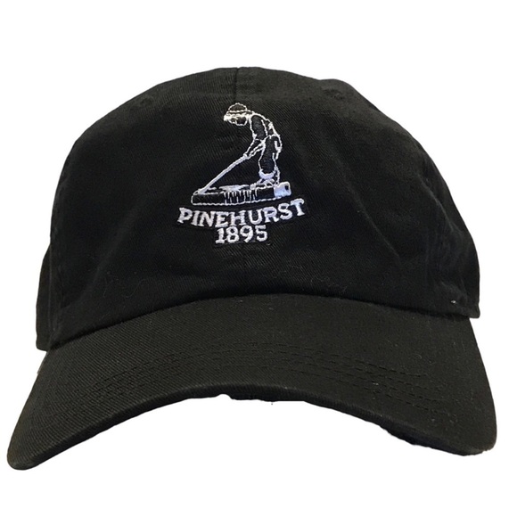 AHEAD Pinehurst Collection Black Golf Cap - Picture 1 of 8